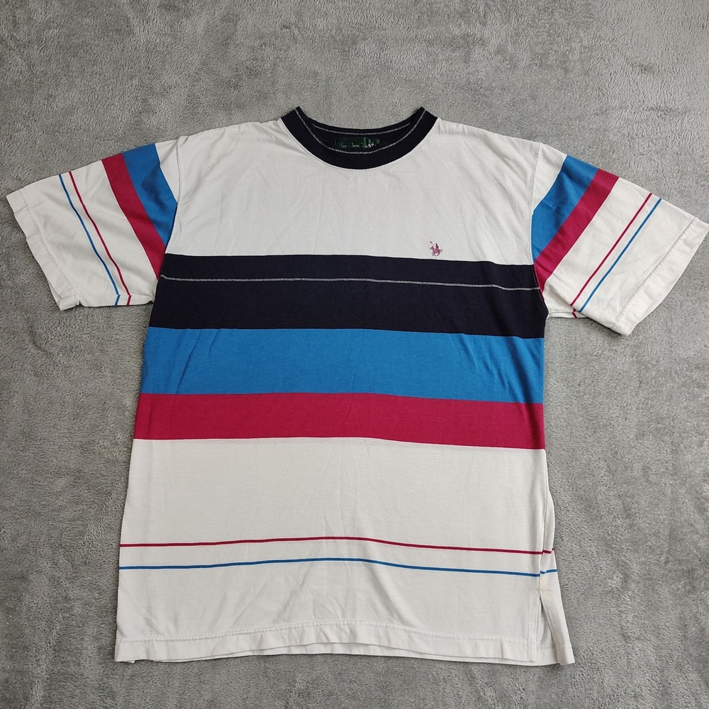 Vintage 90's Knights Of The Round Table Crewneck Men's Shirt XL Color Block Polo